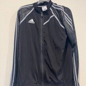 Vintage Adidas Soccer Warm Up Jacket with Etched Sleeves Men's M